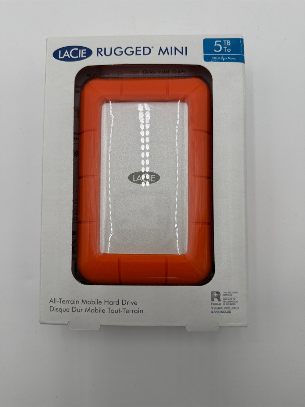 LaCie Rugged Mini 5TB Portable HDD